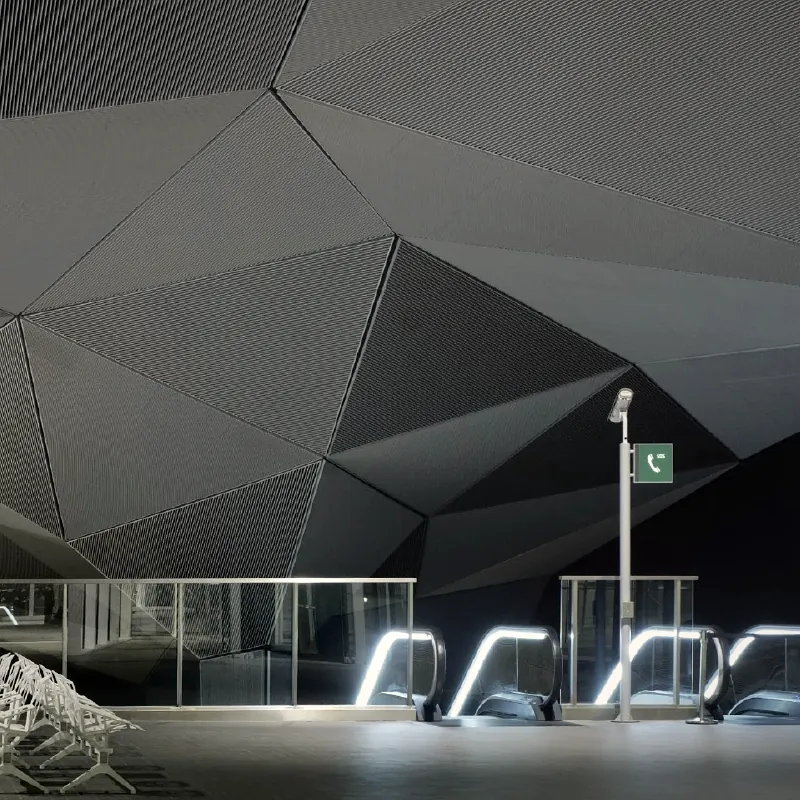 Lattices – Decorative Louvres toepassing