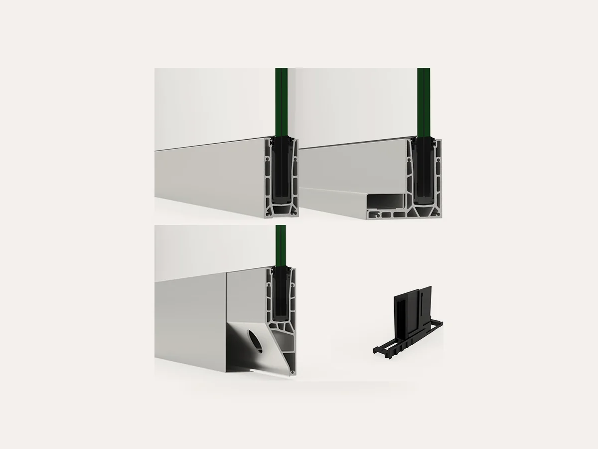 View Crystal Fit Plus profieldoorsnede