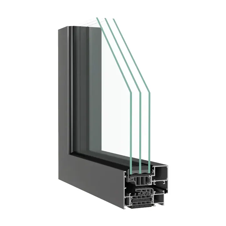 COR-80 Hidden Sash profieldoorsnede