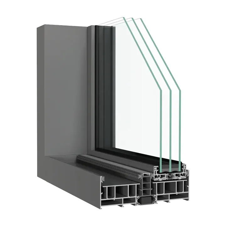 COR-Vision Plus Sliding profieldoorsnede