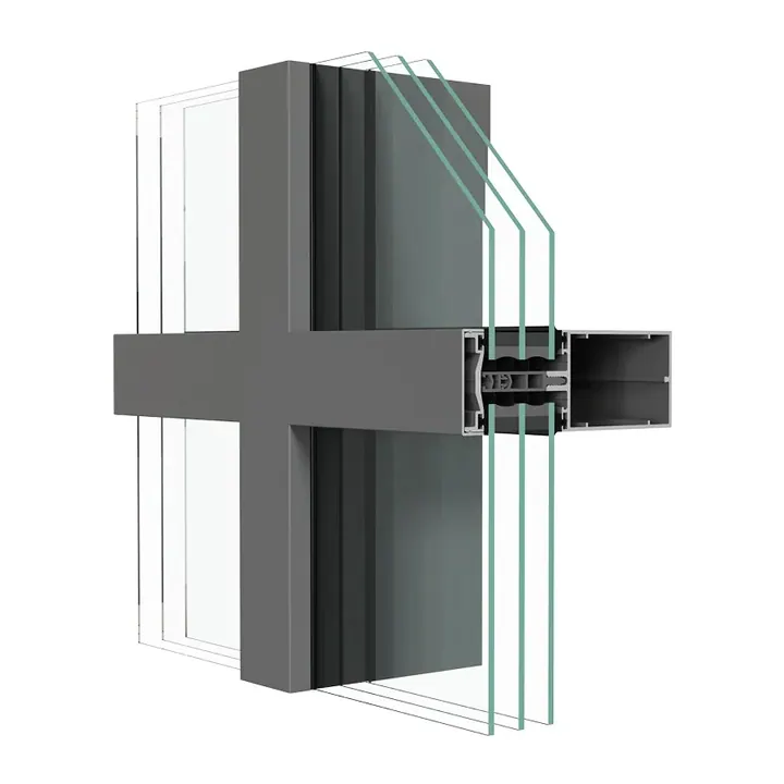 TP-52 Vliesgevel profieldoorsnede