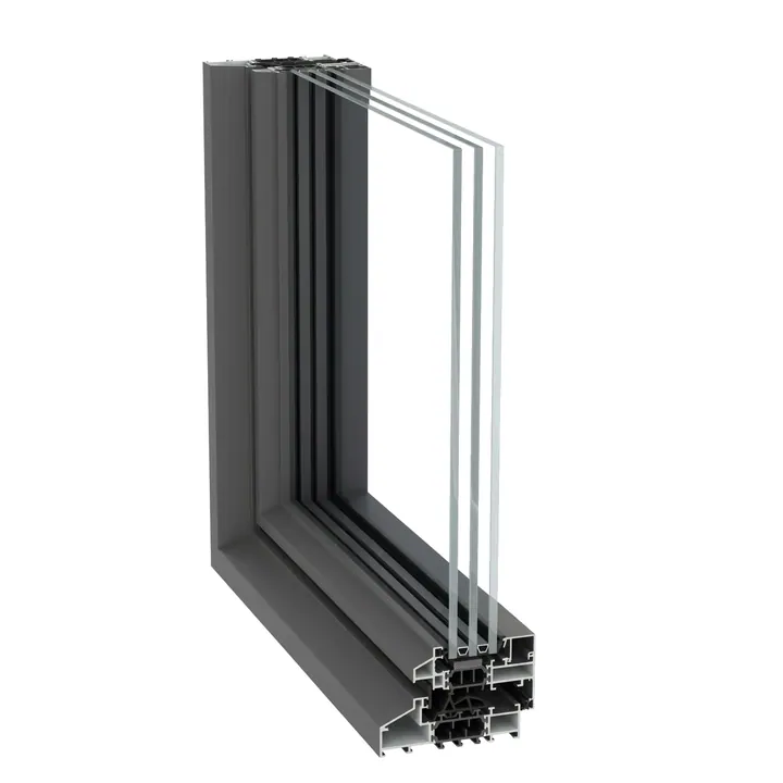 SlimLine 38 Classic (SL38) profieldoorsnede